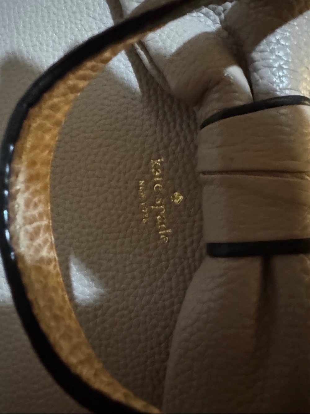 kate spade pebbled bow satchel - taupe gray - Picture 5 of 10